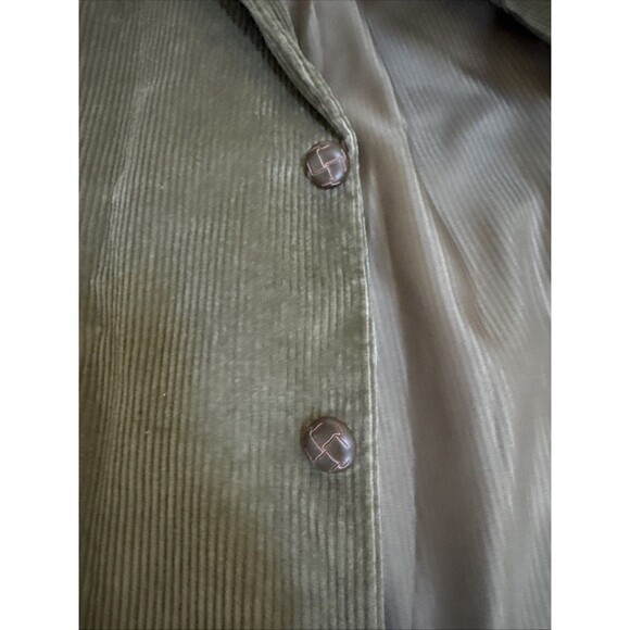 Monsieur Adolfo Khaki Brown Corduroy Sport Coat Suit Jacket Blazer Sz 46L - Picture 5 of 9